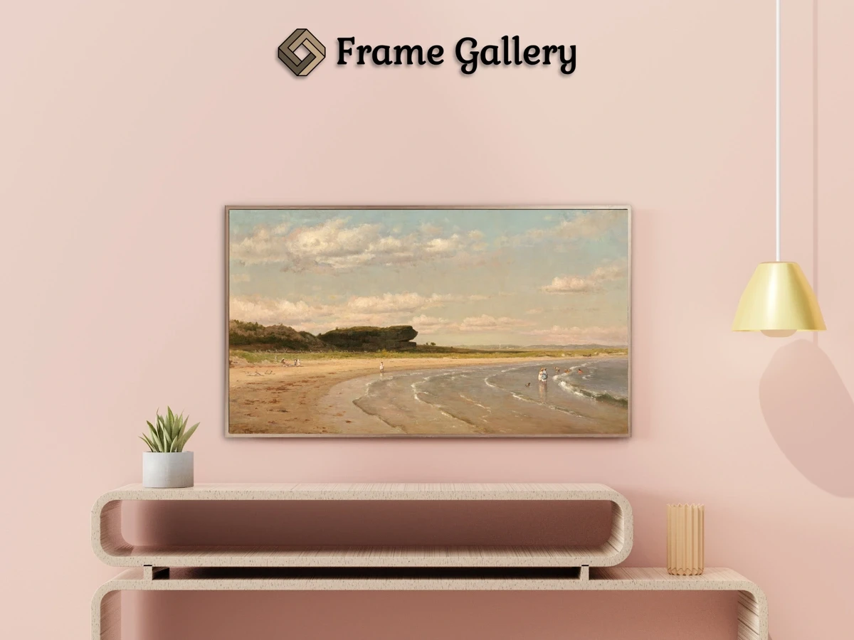 Second Beach, Newport - Enhance your Frame TV and Canvas TV