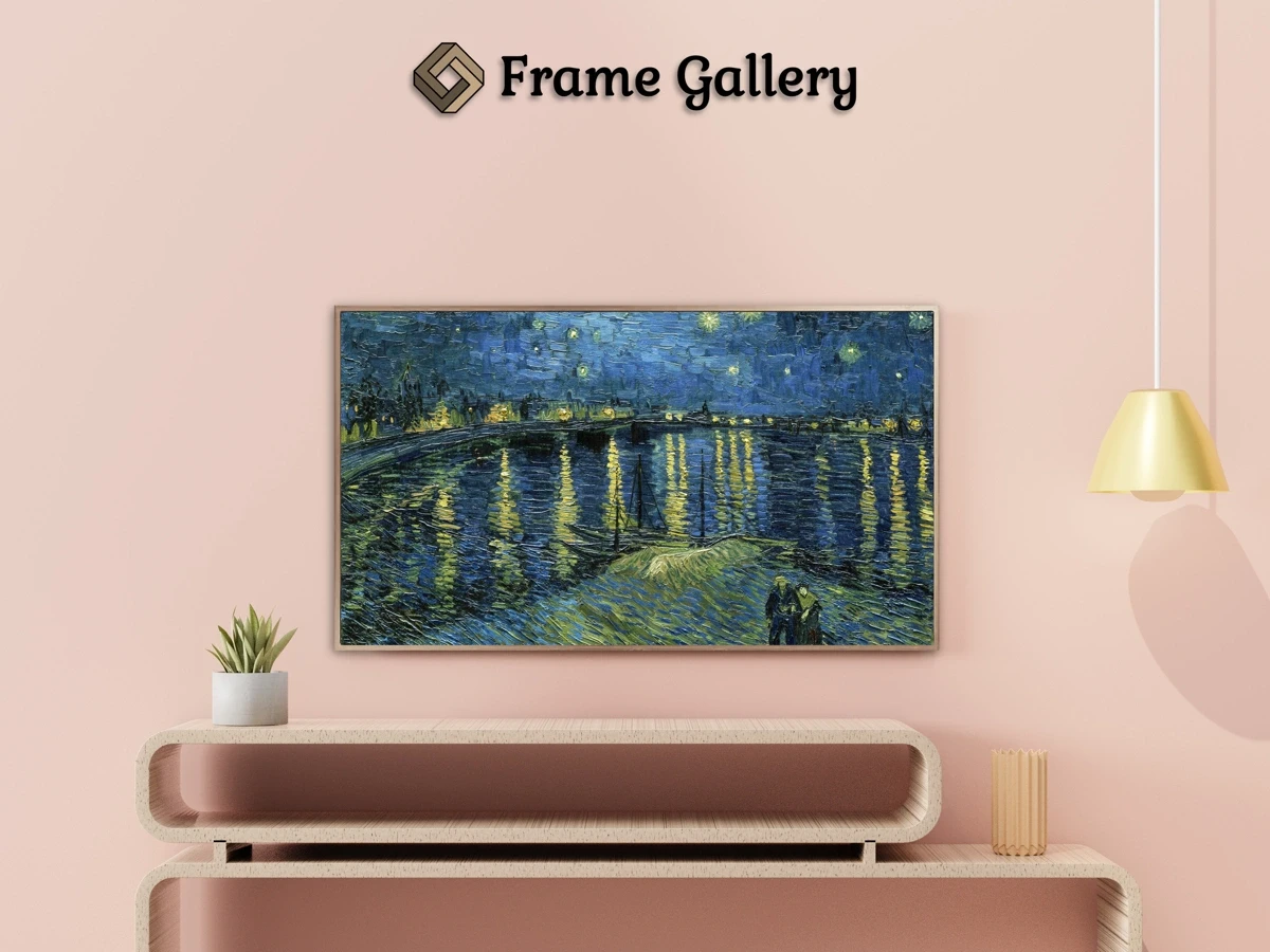 Starry Night Over the Rhône - Enhance your Frame TV and Canvas TV