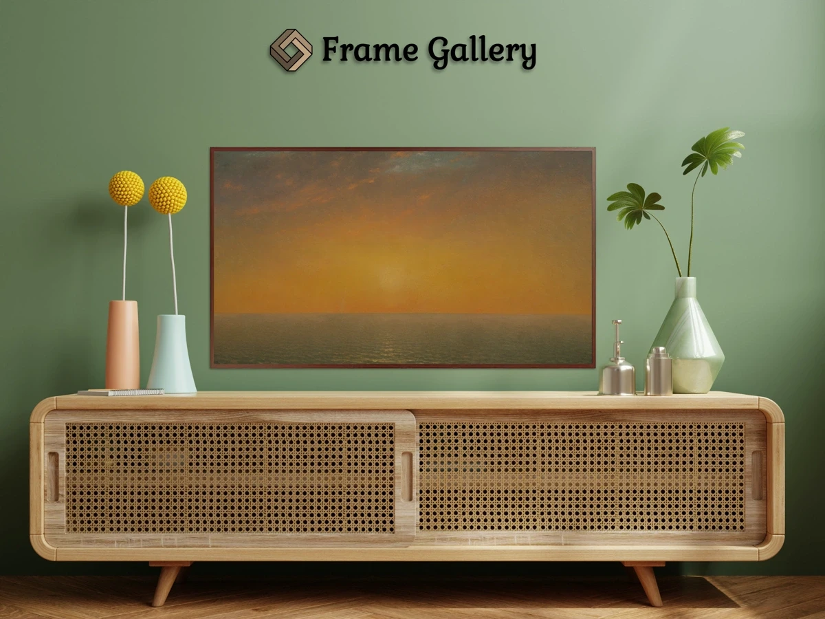 Sunset on The Sea for 4K TV - High-resolution artwork available