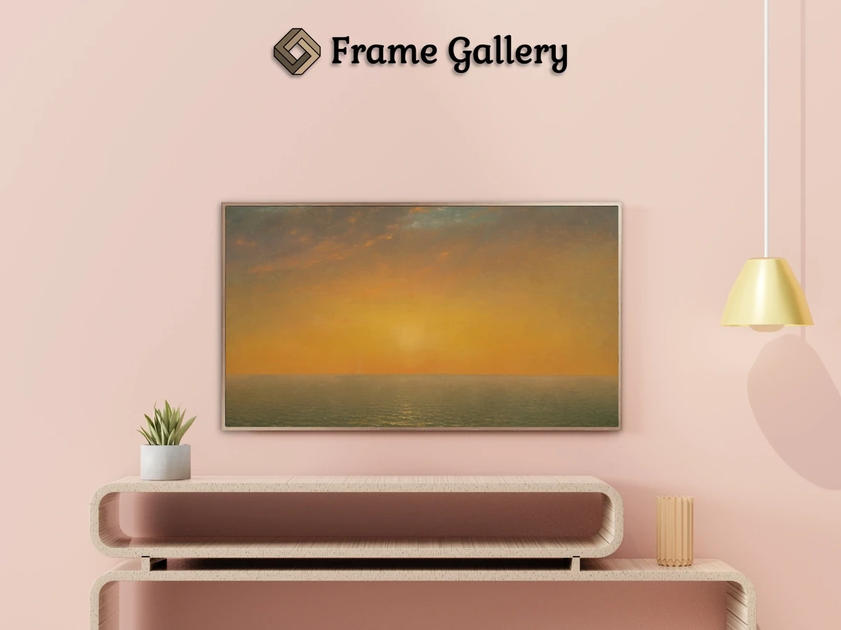 Sunset on The Sea - Enhance your Frame TV and Canvas TV