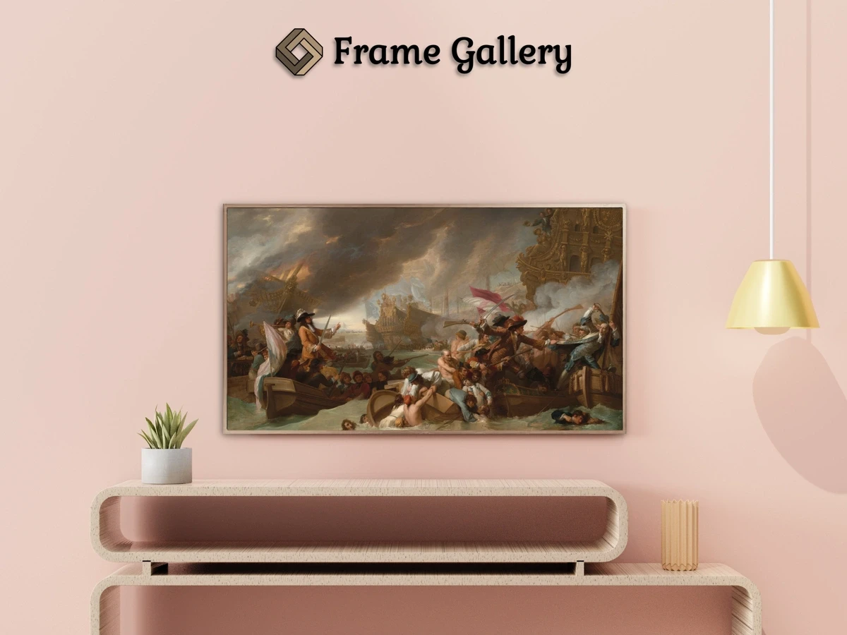 The Battle of La Hogue - Enhance your Frame TV and Canvas TV