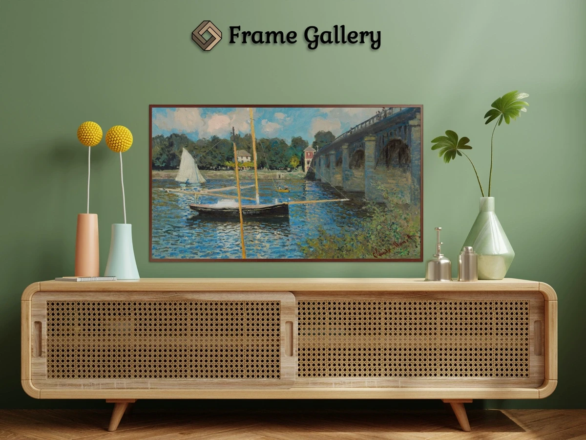 The Bridge at Argenteuil for 4K TV - High-resolution artwork available