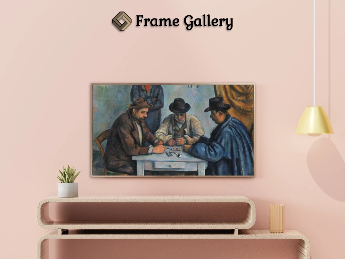 The Card Players - Enhance your Frame TV and Canvas TV