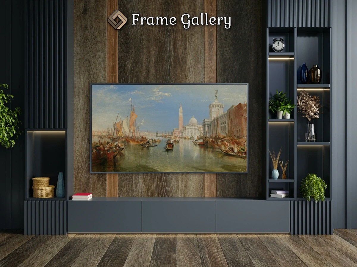 The Dogana and San Giorgio Maggiore - Downloadable 4K TV Art