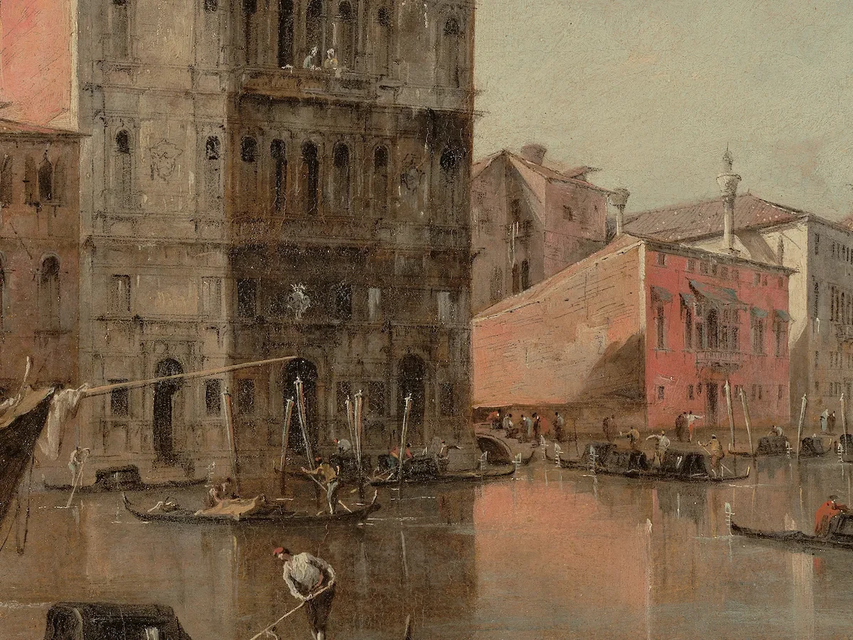 The Grand Canal in Venice with Palazzo Bembo for Canvas TV - CanvasTV Art Store