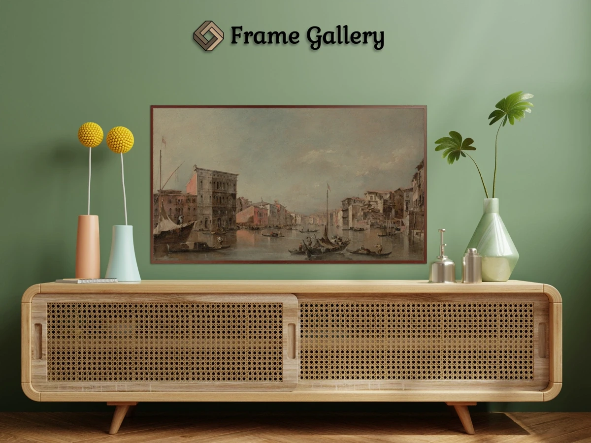 The Grand Canal in Venice with Palazzo Bembo for 4K TV - High-resolution artwork available