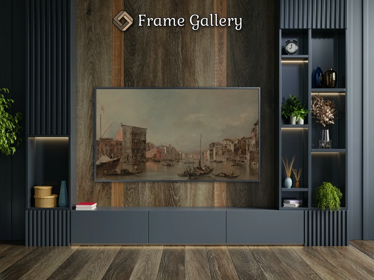 The Grand Canal in Venice with Palazzo Bembo - Downloadable 4K TV Art