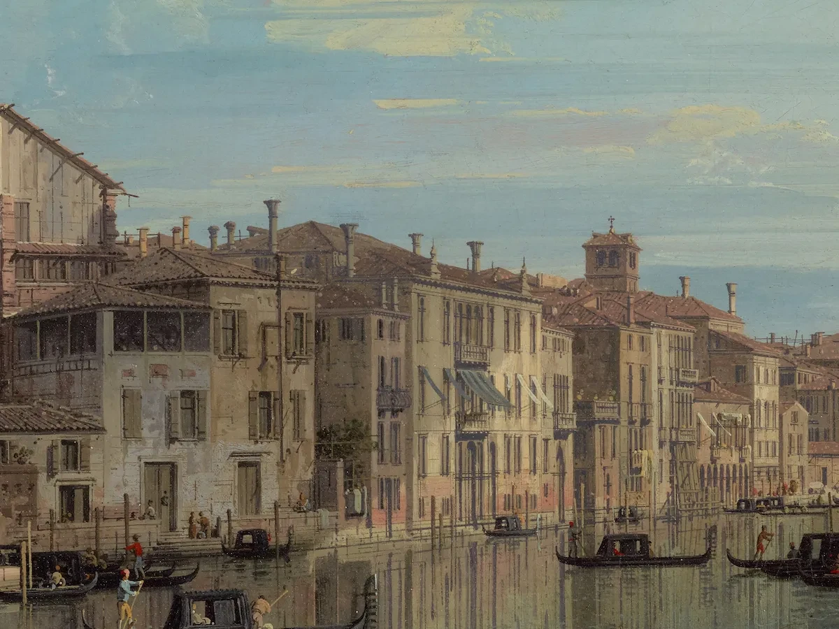 The Grand Canal in Venice from Palazzo Flangini to Campo San Marcuola for Canvas TV - CanvasTV Art Store