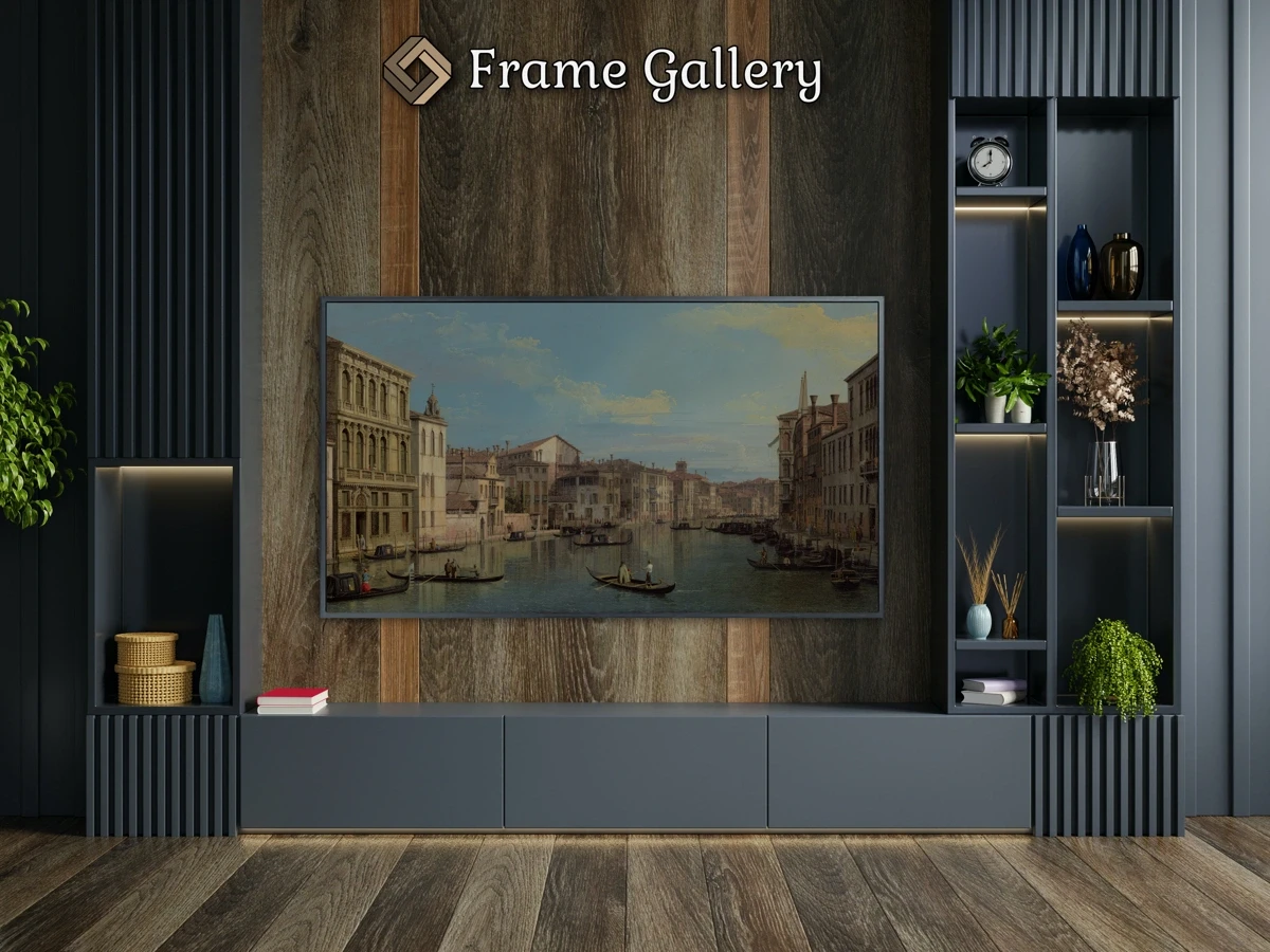 The Grand Canal in Venice from Palazzo Flangini to Campo San Marcuola - Downloadable 4K TV Art