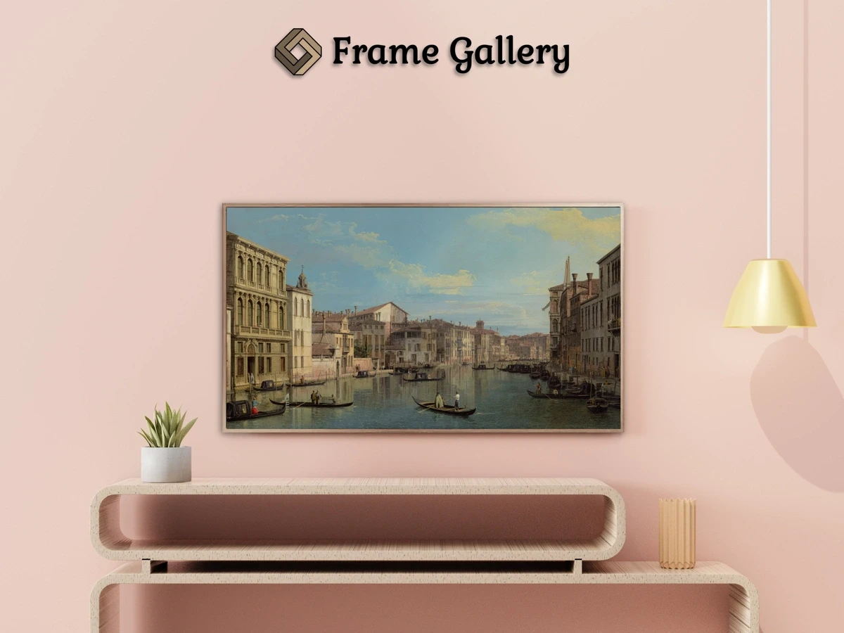 The Grand Canal in Venice from Palazzo Flangini to Campo San Marcuola - Enhance your Frame TV and Canvas TV