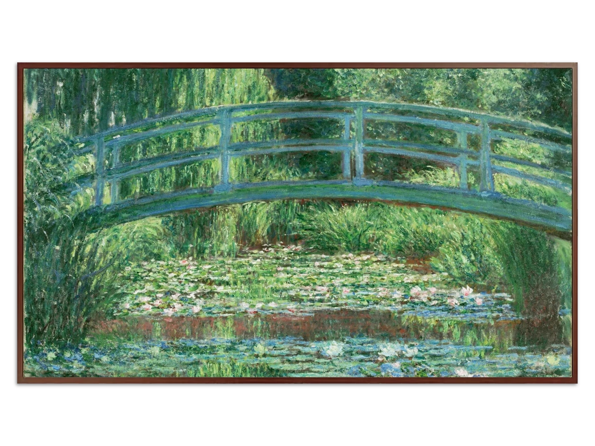 The Japanese Footbridge and the Water Lily Pool, Giverny for Samsung Frame TV - Best Frame TV Art