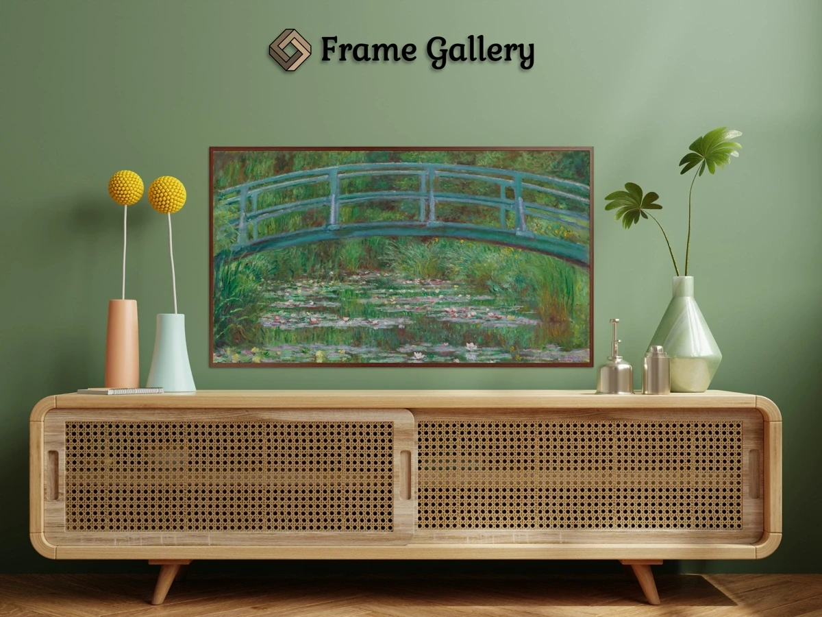 The Japanese Footbridge for 4K TV - High-resolution artwork available