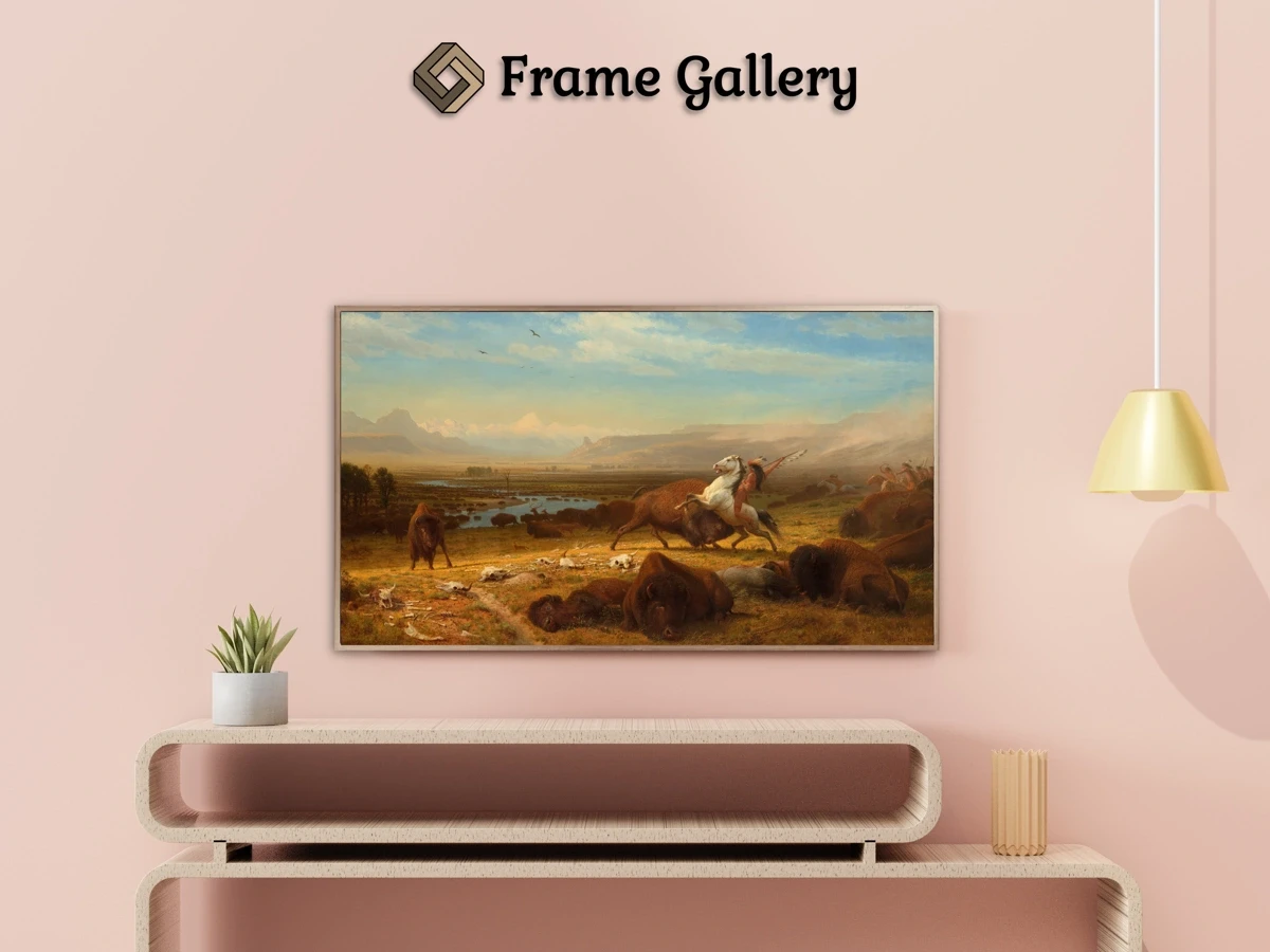 The Last of the Buffalo - Enhance your Frame TV and Canvas TV