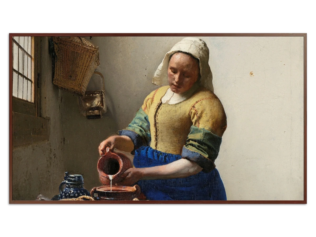 The Milkmaid for Samsung Frame TV - Best Frame TV Art