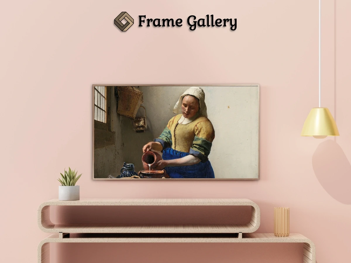 The Milkmaid - Enhance your Frame TV and Canvas TV