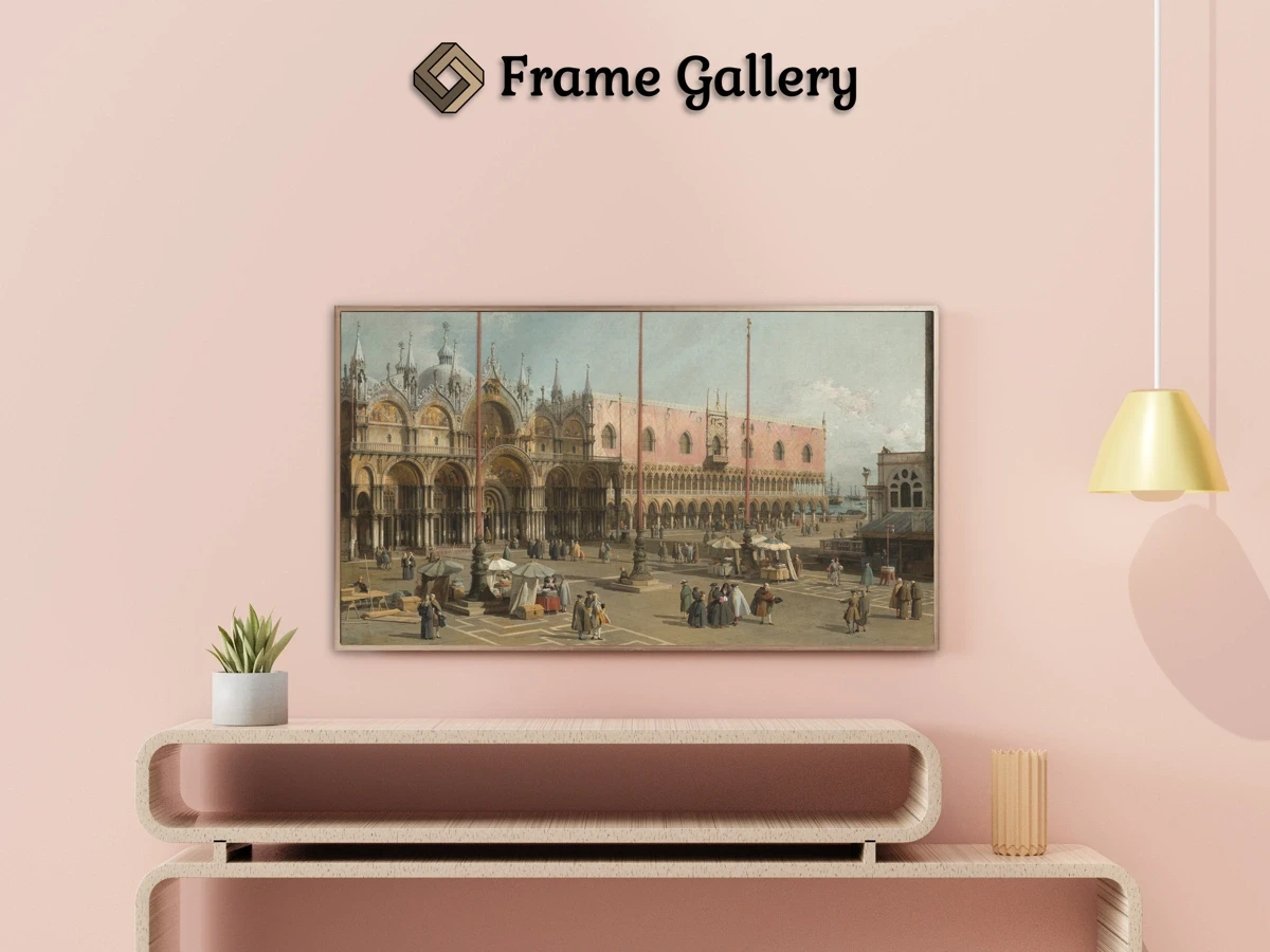 The Square of Saint Mark's, Venice - Enhance your Frame TV and Canvas TV