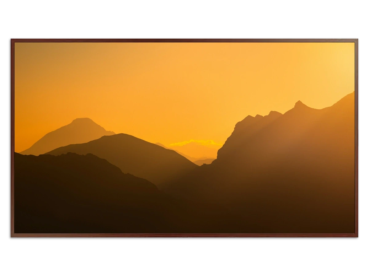 Orange Mountains - Free art for Frame TV