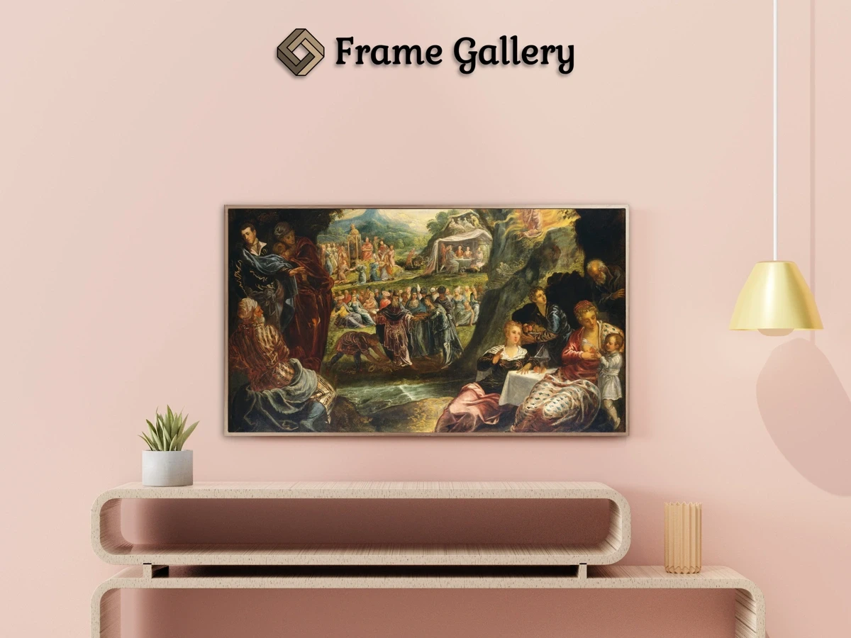 The Worship of the Golden Calf - Enhance your Frame TV and Canvas TV