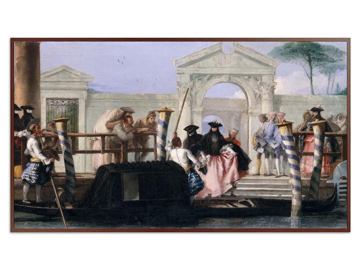 The Departure of the Gondola for Samsung Frame TV - Best Frame TV Art