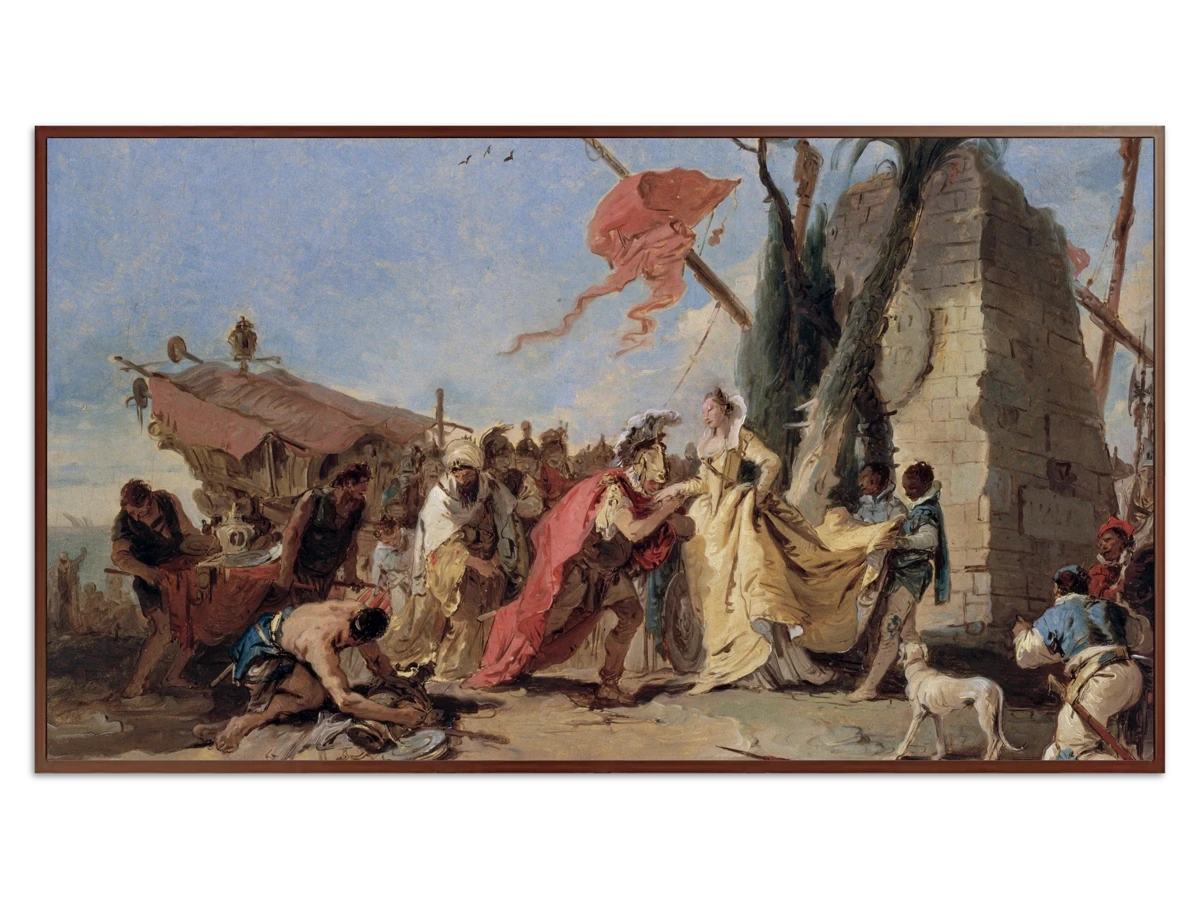 The Meeting of Antony and Cleopatra for Samsung Frame TV - Best Frame TV Art