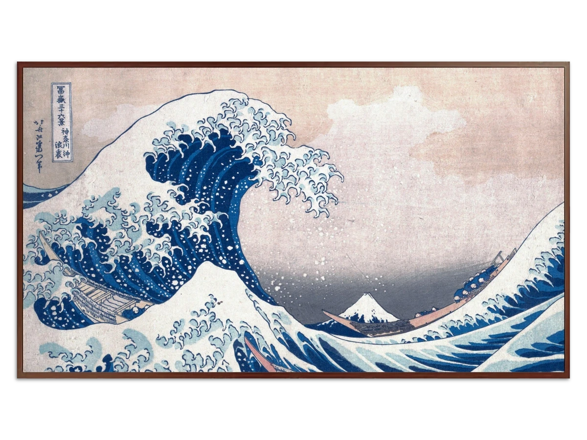 Under the Wave off Kanagawa (Kanagawa oki nami ura) for Samsung Frame TV - Best Frame TV Art