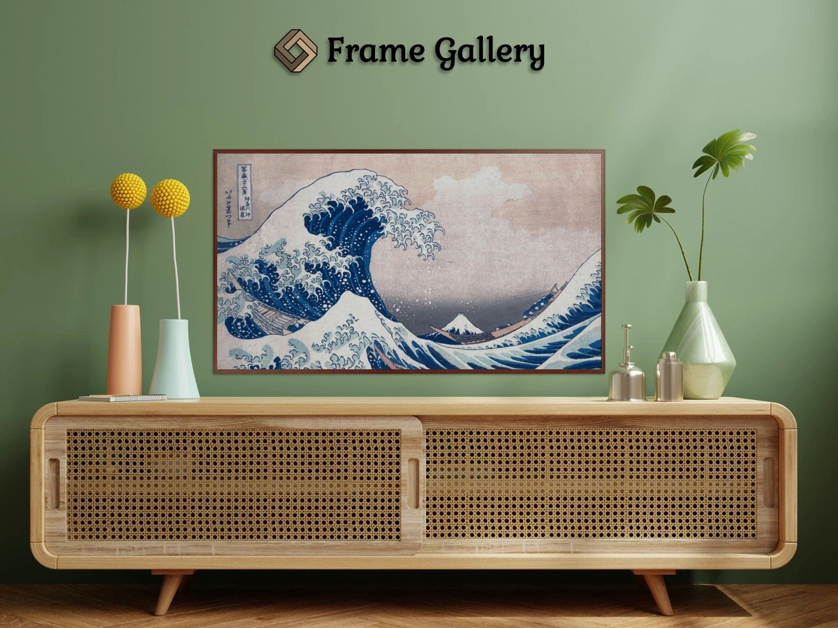 Under the Wave off Kanagawa (Kanagawa oki nami ura) for 4K TV - High-resolution artwork available