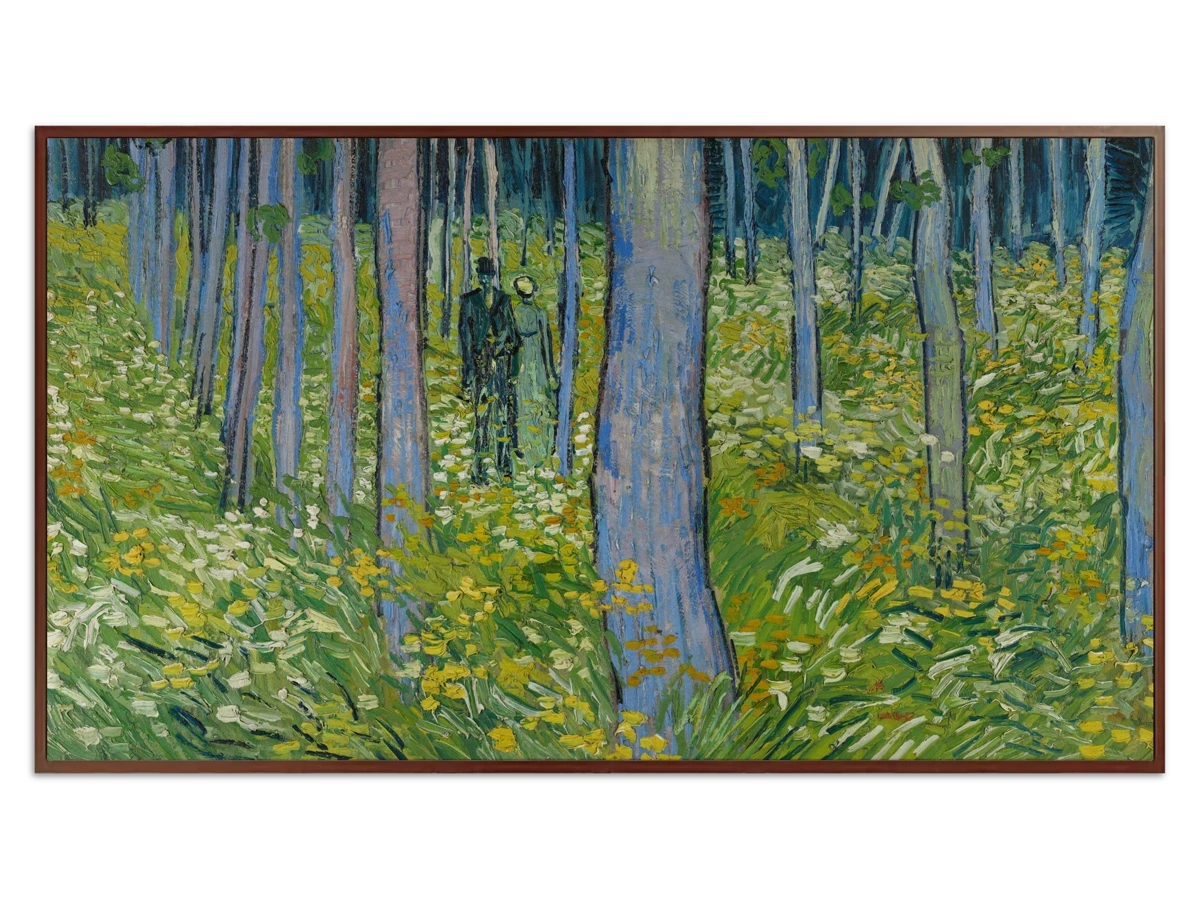 Undergrowth with Two Figures for Samsung Frame TV - Best Frame TV Art