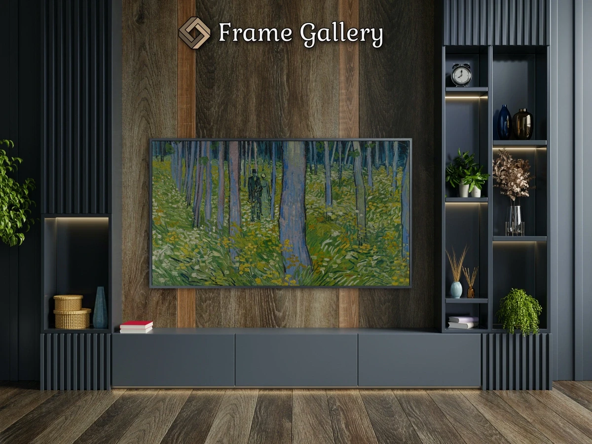 Undergrowth with Two Figures - Downloadable 4K TV Art