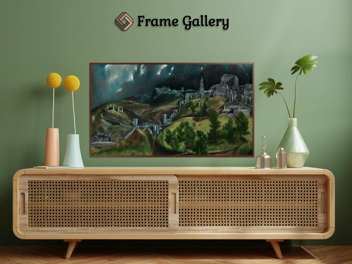 View of Toledo for 4K TV - High-resolution artwork available