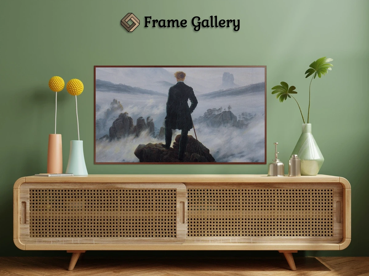 Wanderer Above the Sea of Fog for 4K TV - High-resolution artwork available