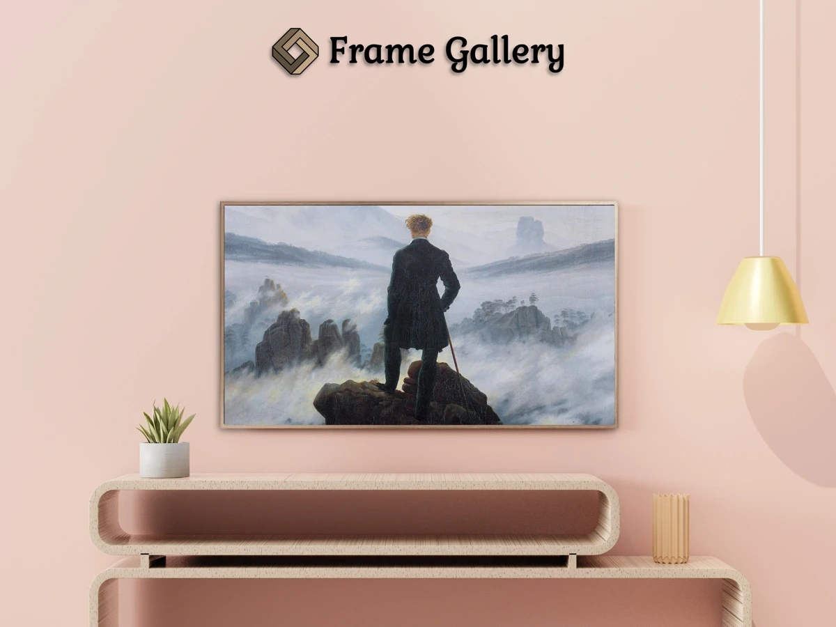 Wanderer Above the Sea of Fog - Enhance your Frame TV and Canvas TV