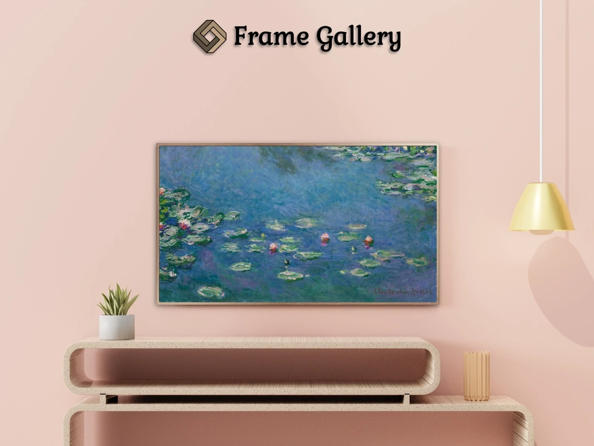 Water Lilies - Enhance your Frame TV and Canvas TV