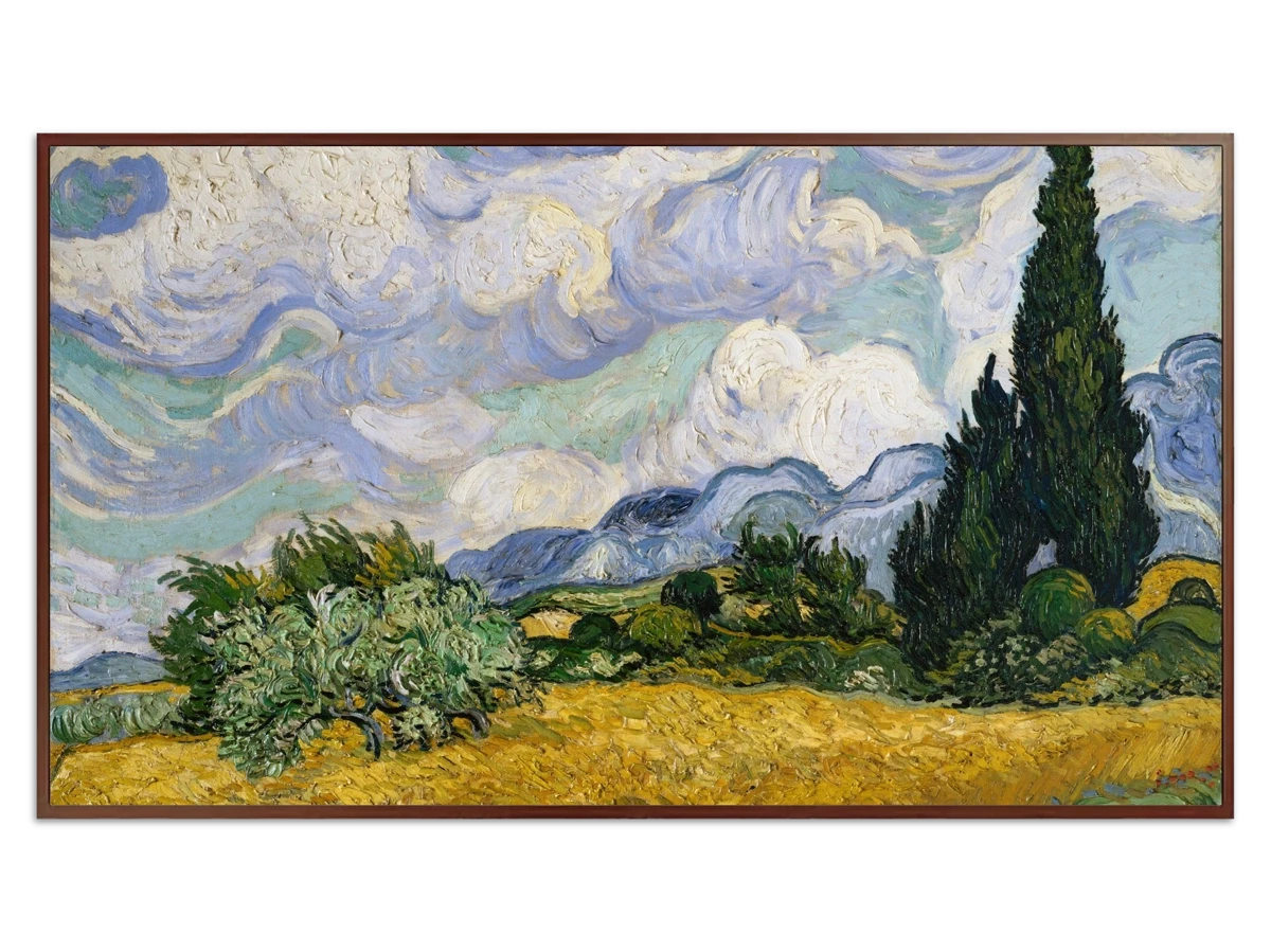 Wheat Field with Cypresses for Samsung Frame TV - Best Frame TV Art