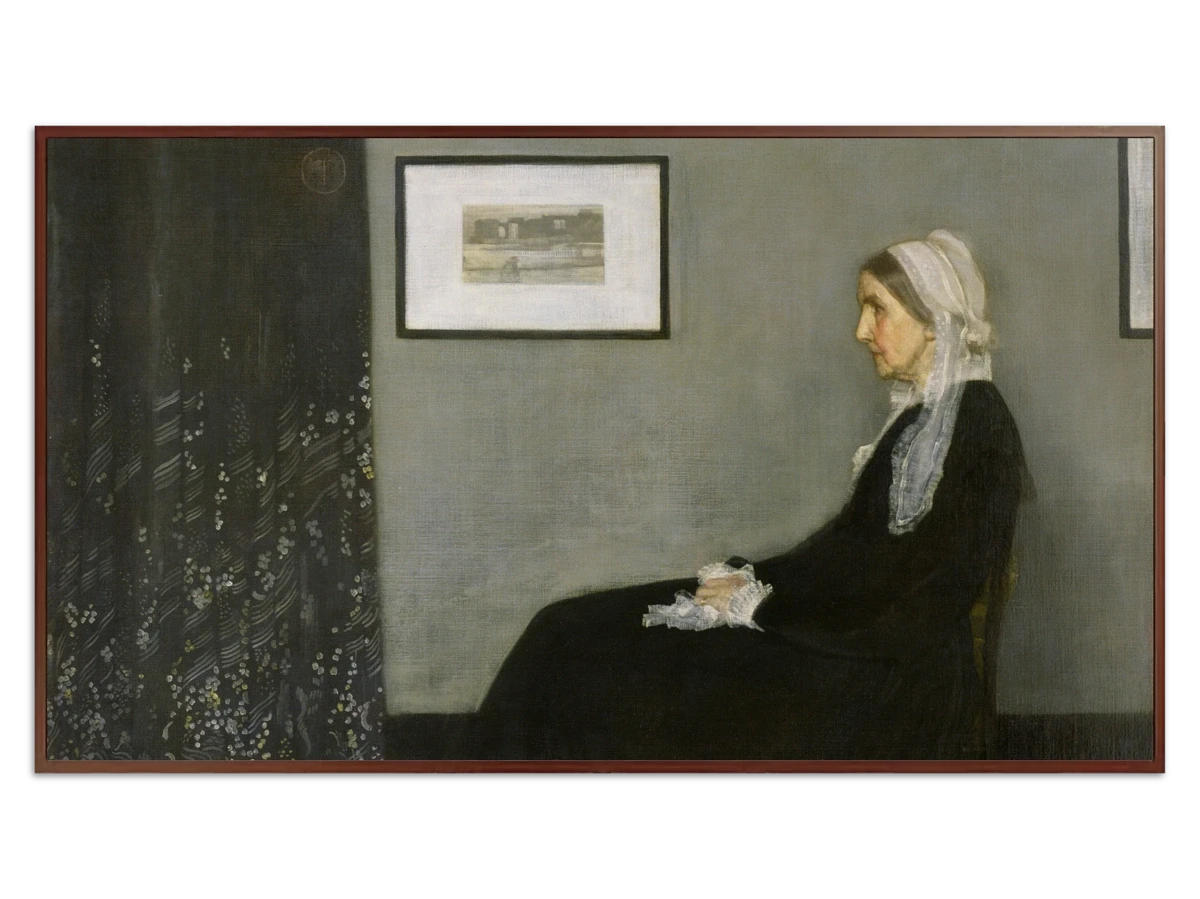 Arrangement in Grey and Black No. 1 (Whistler's Mother) for Samsung Frame TV - Best Frame TV Art