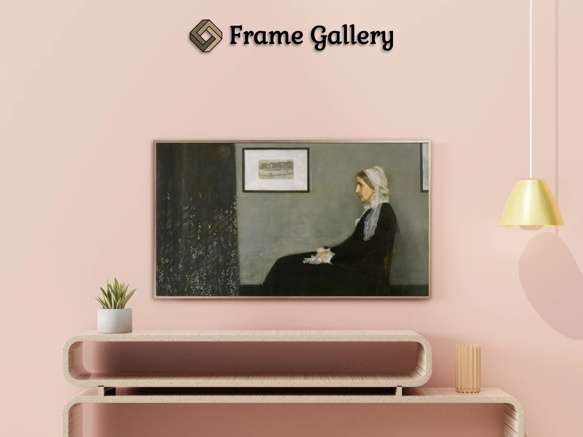 Arrangement in Grey and Black No. 1 (Whistler's Mother) - Enhance your Frame TV and Canvas TV