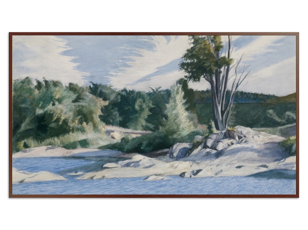 White River at Sharon for Samsung Frame TV - Best Frame TV Art