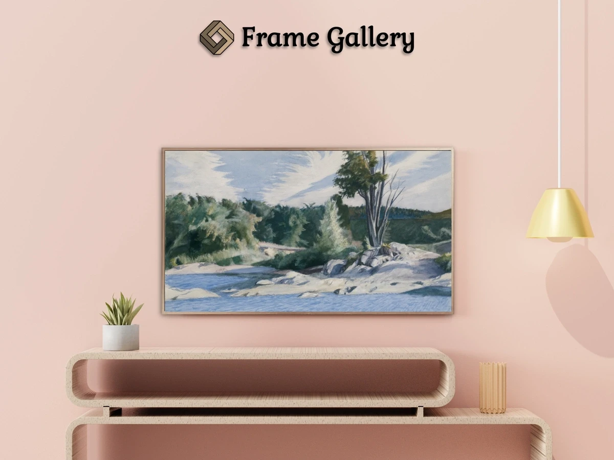 White River at Sharon - Enhance your Frame TV and Canvas TV