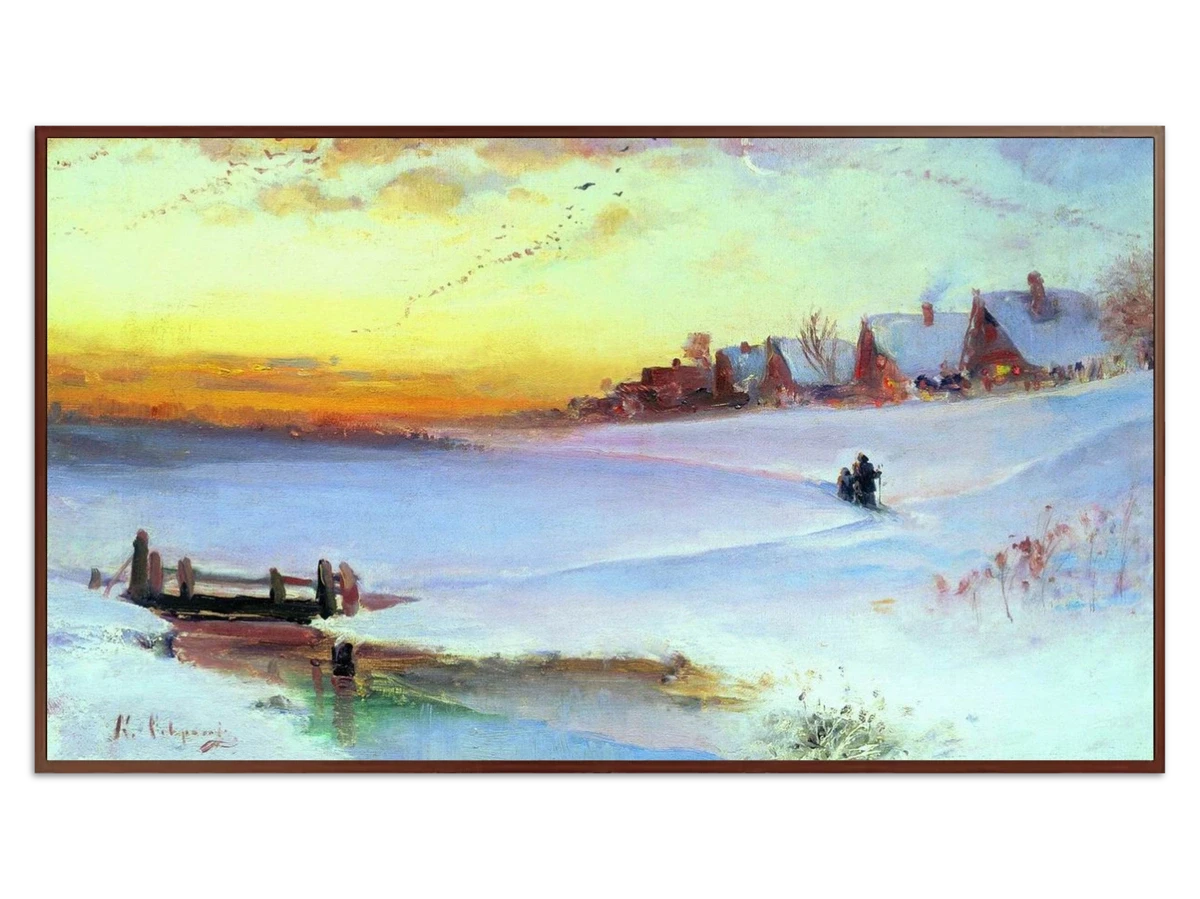 Winter Landscape (Thaw) for Samsung Frame TV - Best Frame TV Art