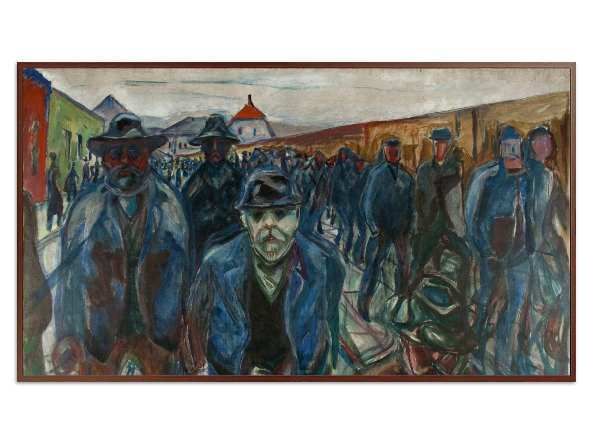 Workers on their Way Home for Samsung Frame TV - Best Frame TV Art